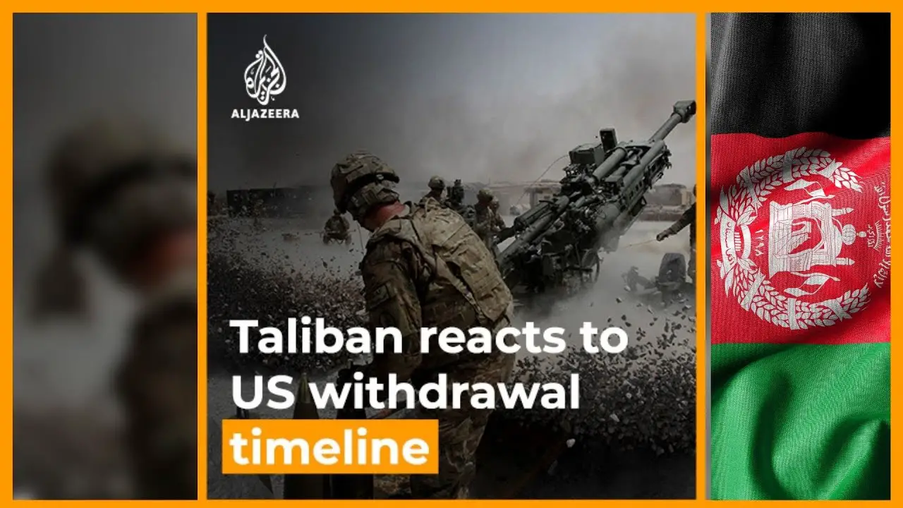 Taliban, Afghan officials react to US troop withdrawal timeline | AJ #shorts