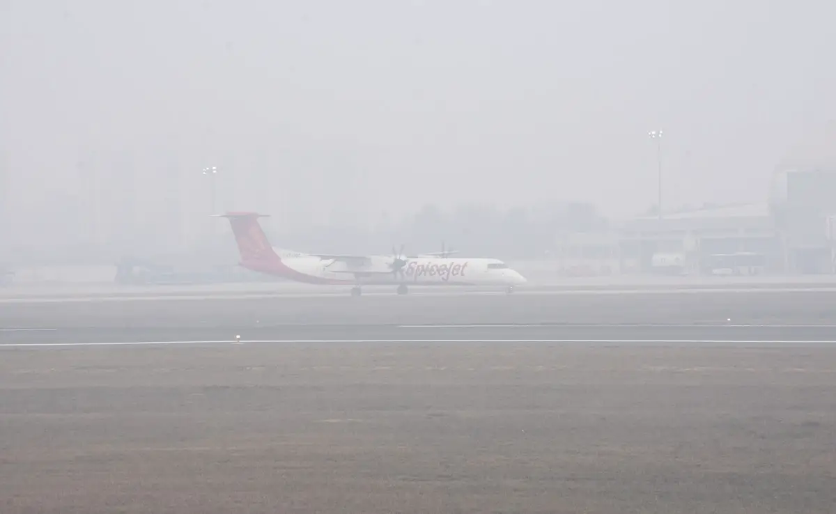 Over 400 Flights Delayed As Dense Fog Disrupts Operations At Delhi Airport