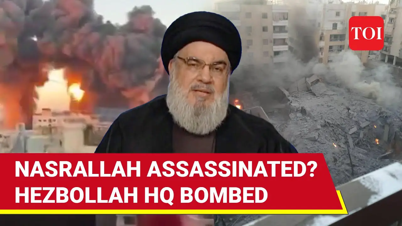 Nasrallah ‘Injured’ As Israel Blows Up Hezbollah HQ In Beirut Moments After Netanyahu’s UN Speech