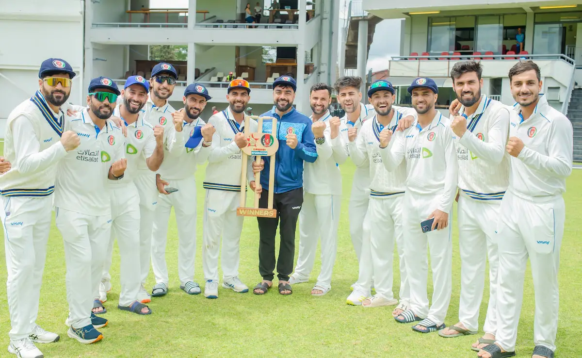 Rashid Khan Picks Up 11 Wickets, Carries Afghanistan To Maiden Test Series Win vs Zimbabwe